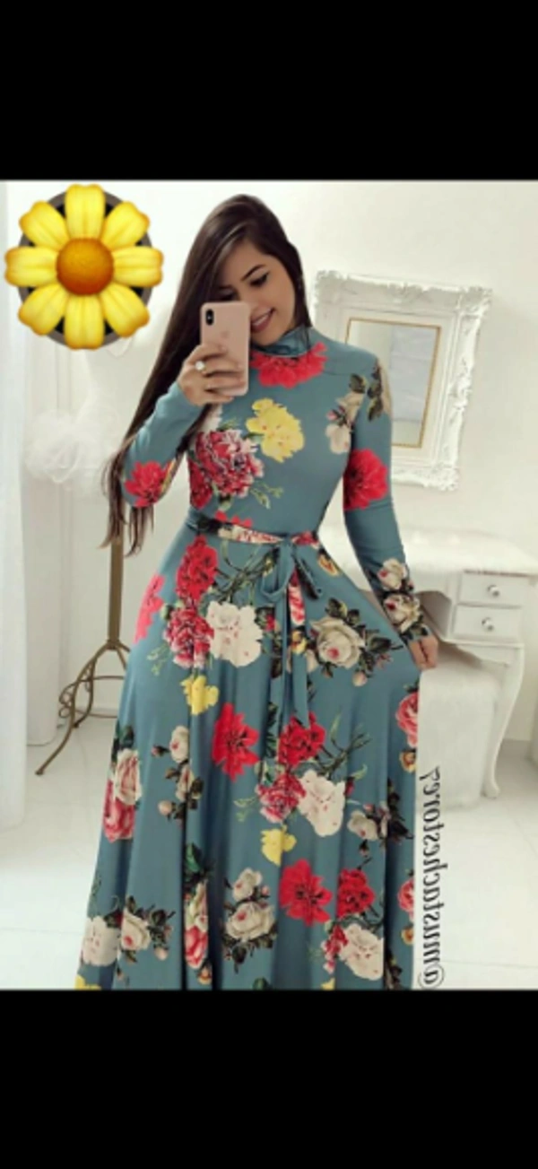 Crepe Style Gown 
